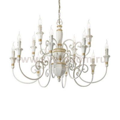 Люстра Ideal lux PALIO SP12 BIANCO (93789)