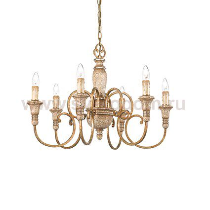 Люстра Ideal Lux PALIO SP6 RUGGINE