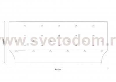 Светильник настенный бра Lucia Tucci pietra isola w124.1