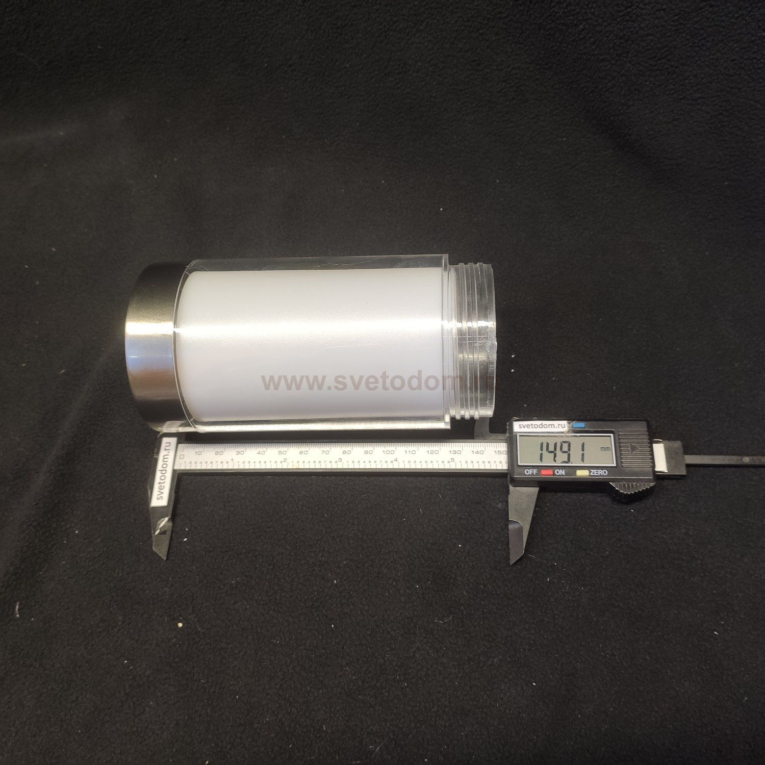 Плафон для уличных светильников акриловый двойной 75*150мм A8262 Paletto