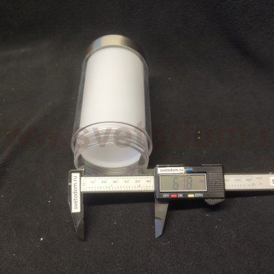 Плафон для уличных светильников акриловый двойной 75*150мм A8262 Paletto