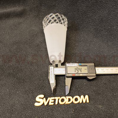 Плафон стекло белый G9 (20мм резьба) OL 1895 / 1804 Coli