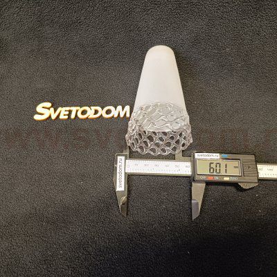 Плафон стекло белый G9 (20мм резьба) OL 1895 / 1804 Coli