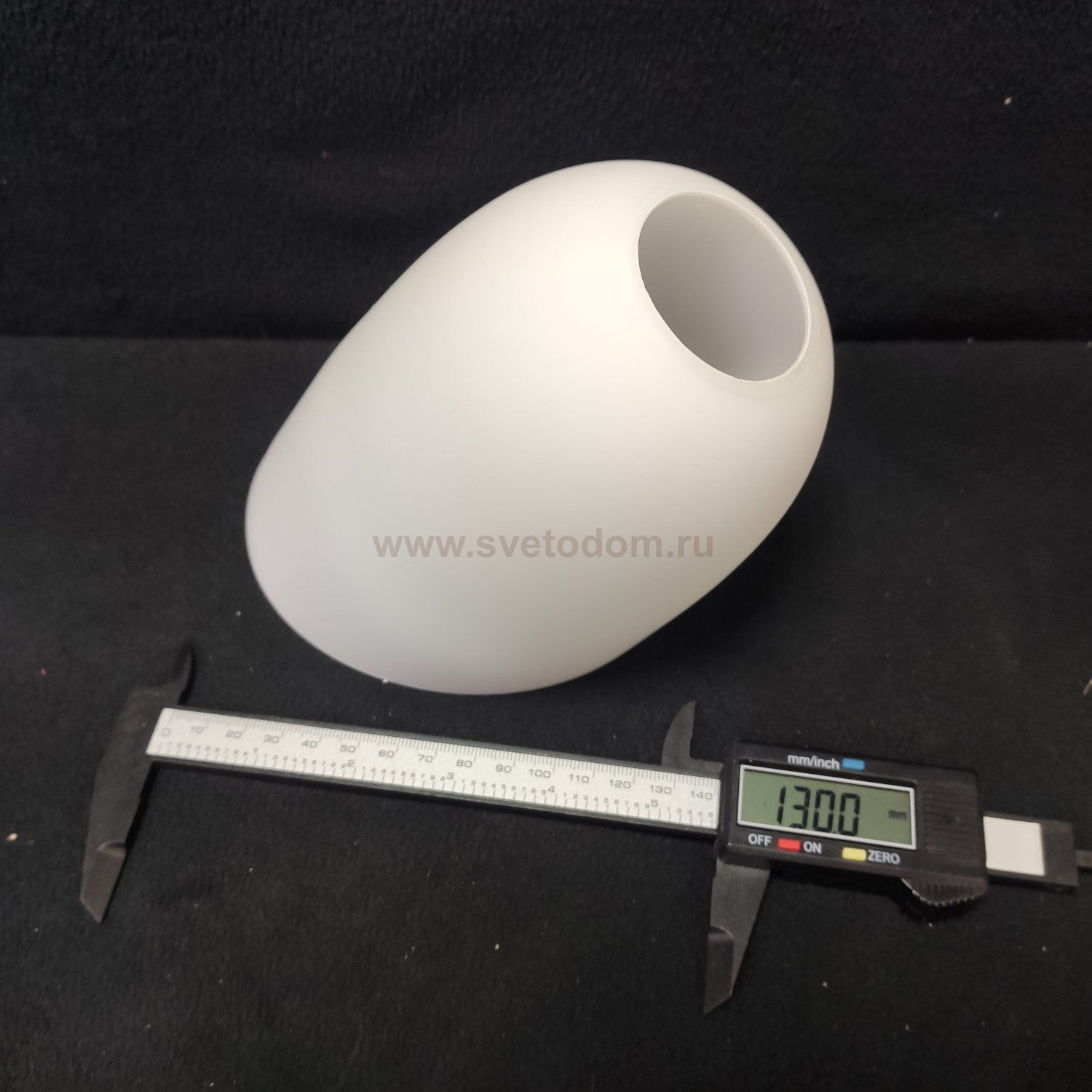 Плафон стекло белый матовый со скосом 120*165мм Е27 (43мм посадка) Евро 30107 Stefanie