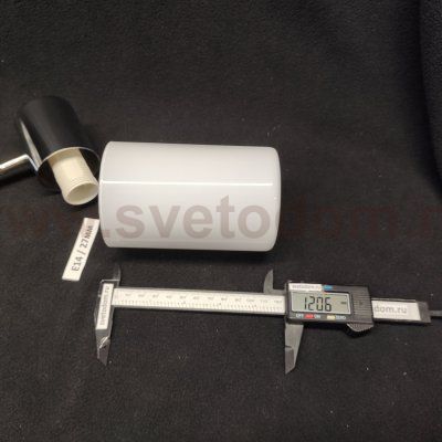 Плафон стекло матовое глазурь 80*120мм Е14 (32мм посадка) Евро 70160 Vegga V2