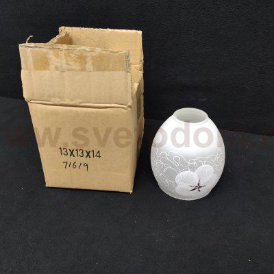 Плафон стекло с узором 110*117мм Е27 (41мм посадка) Colosseo 71619