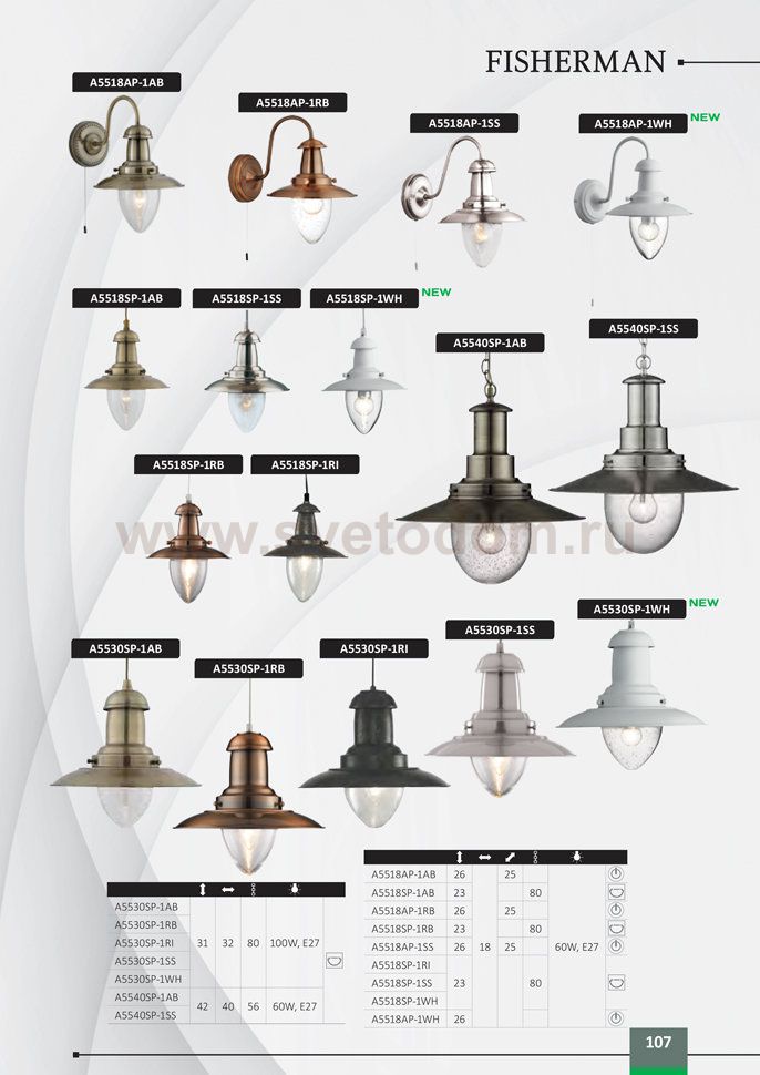 Плафон стекло 140*85мм Arte lamp A5518 серии Fisherman