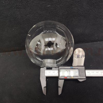 Плафон стекло прозрачный 120мм с резьбой 27мм Arte lamp A7780 ALBUS