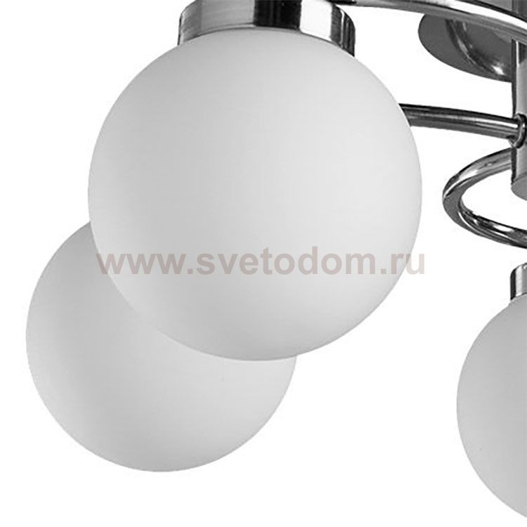 Плафон стекло белый матовый шар 140мм (58мм посадка) Arte Lamp A8170 Cloud