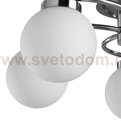 Плафон стекло белый матовый шар 140мм (58мм посадка) Arte Lamp A8170 Cloud