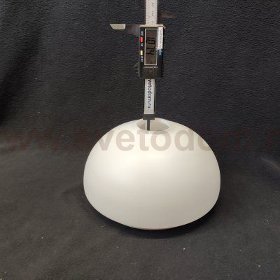 Плафон стекло белое матовое с ободом 185*110мм E27 (42мм посадка) Alfa PARIS WHITE 1841