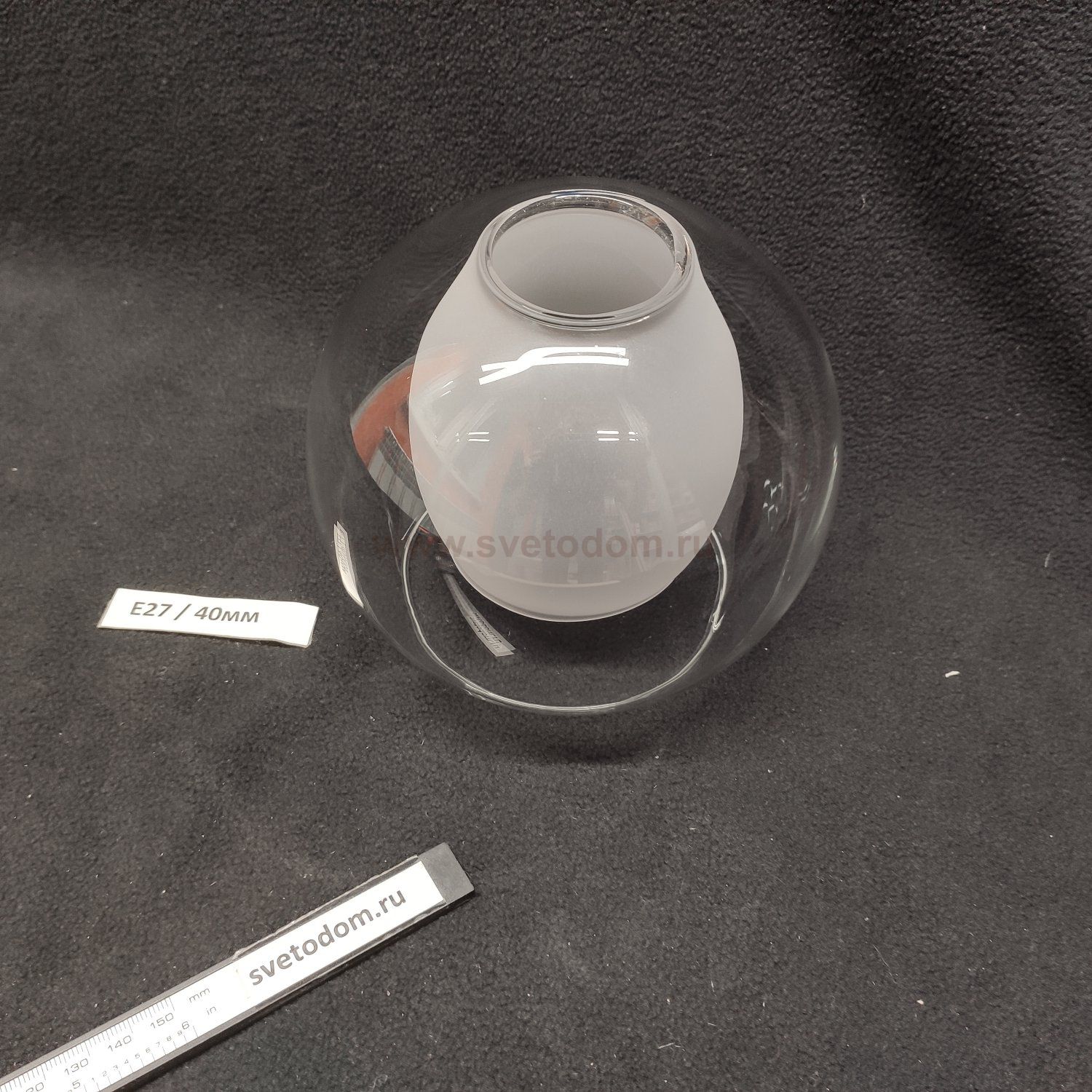 Плафон стекло двойное 150*120мм Е27 (45мм посадка) TR3540 Traditional