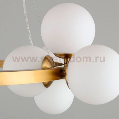 Плафон стекло белый матовый шар 150мм (49мм посадка) APL.314 Letizia большой