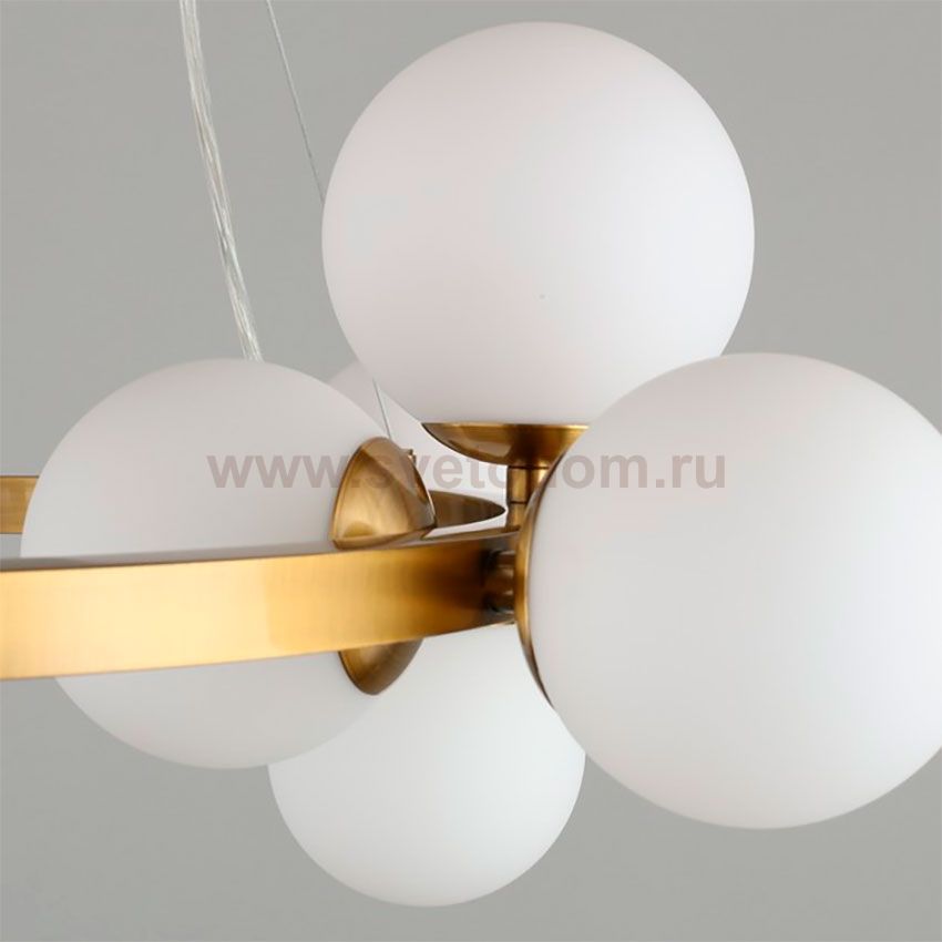 Плафон стекло белый матовый шар 100мм (49мм посадка) APL.314 Letizia малый