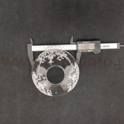 Плафон стекло с узором Е14 110*90мм Arte lamp A1292 MARTINA