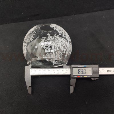 Плафон стекло с узором Е14 110*90мм Arte lamp A1292 MARTINA