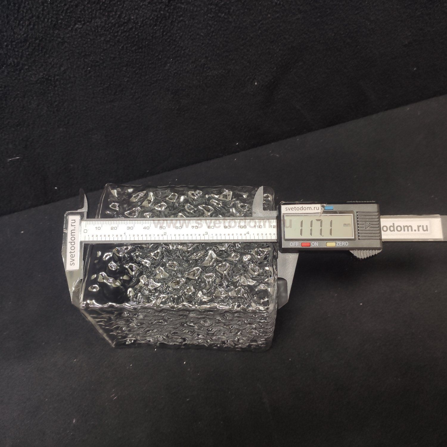 Плафон стекло с узором 120*90мм E14/27 (37мм посадка) Arte lamp A1547PL CHICAGO