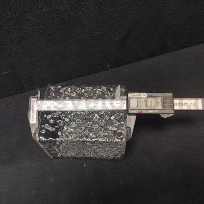 Плафон стекло с узором 120*90мм E14/27 (37мм посадка) Arte lamp A1547PL CHICAGO