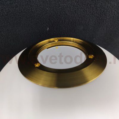 Плафон стекло матовое белое 200мм с резьбой 49мм Arte Lamp A1923 BOLLA-UNICA бронза