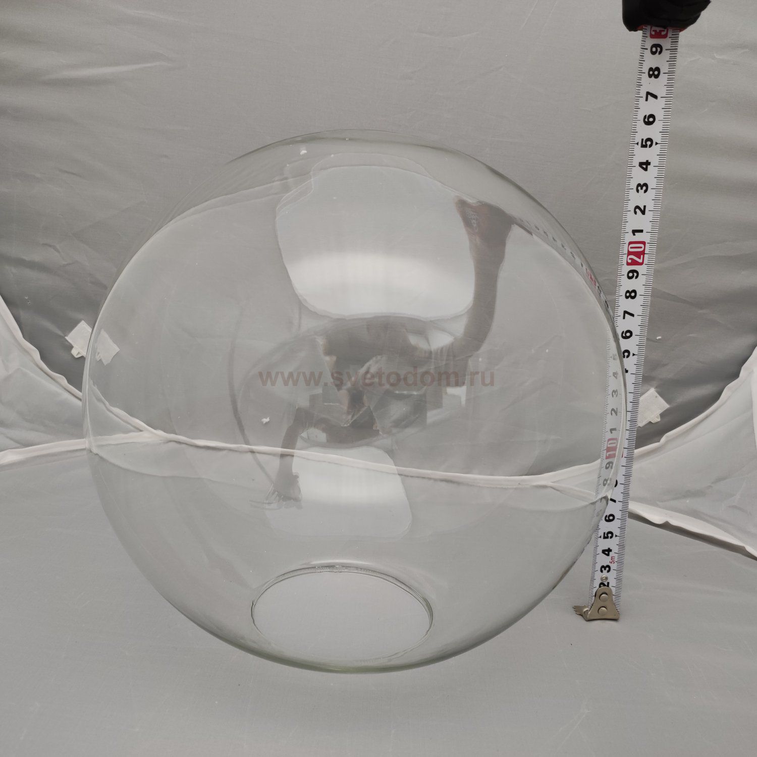 Плафон стекло шар прозрачный 250мм (90мм посадка) Arte Lamp A1925SP-1 Volare