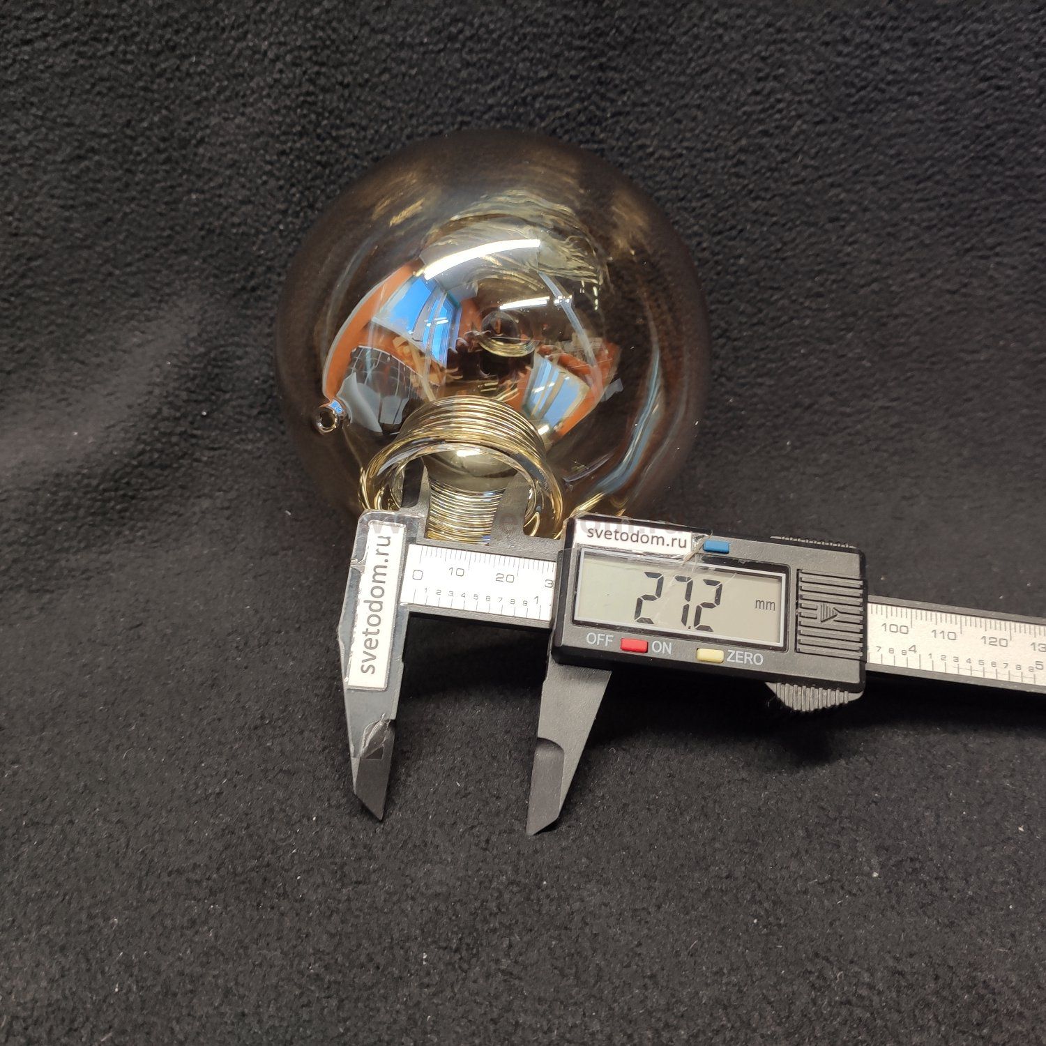 Плафон стекло янтарный 100мм с резьбой 27мм Arte lamp A2243PL/PN/LT GEMINI