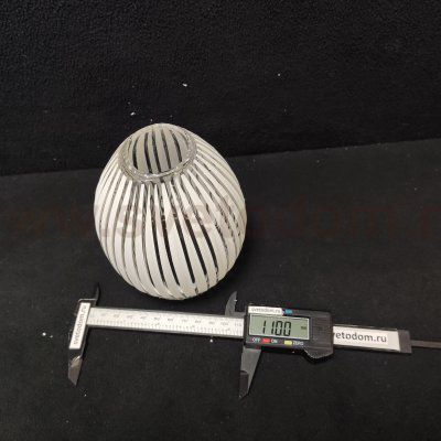 Плафон стекло полосатый 110*125мм E27 (37мм посадка) Arte lamp A2941PL ARYA