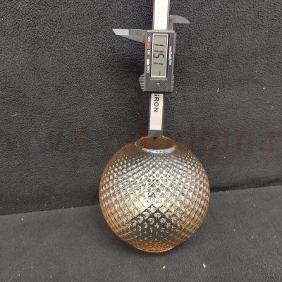 Плафон стекло янтарное 130*115мм Е27 Arte Lamp A3461PL WILLOW