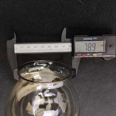 Плафон стекло шар тонированный с юбкой 120*128мм (67мм посадка) Arte lamp A4577PL/AP/SP Grazioso