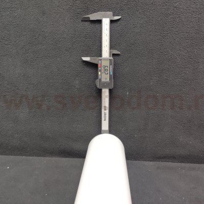 Плафон стекло матовое белое длинное 545*80мм 4*E14 для Arte lamp A5210AP-4 AQUA