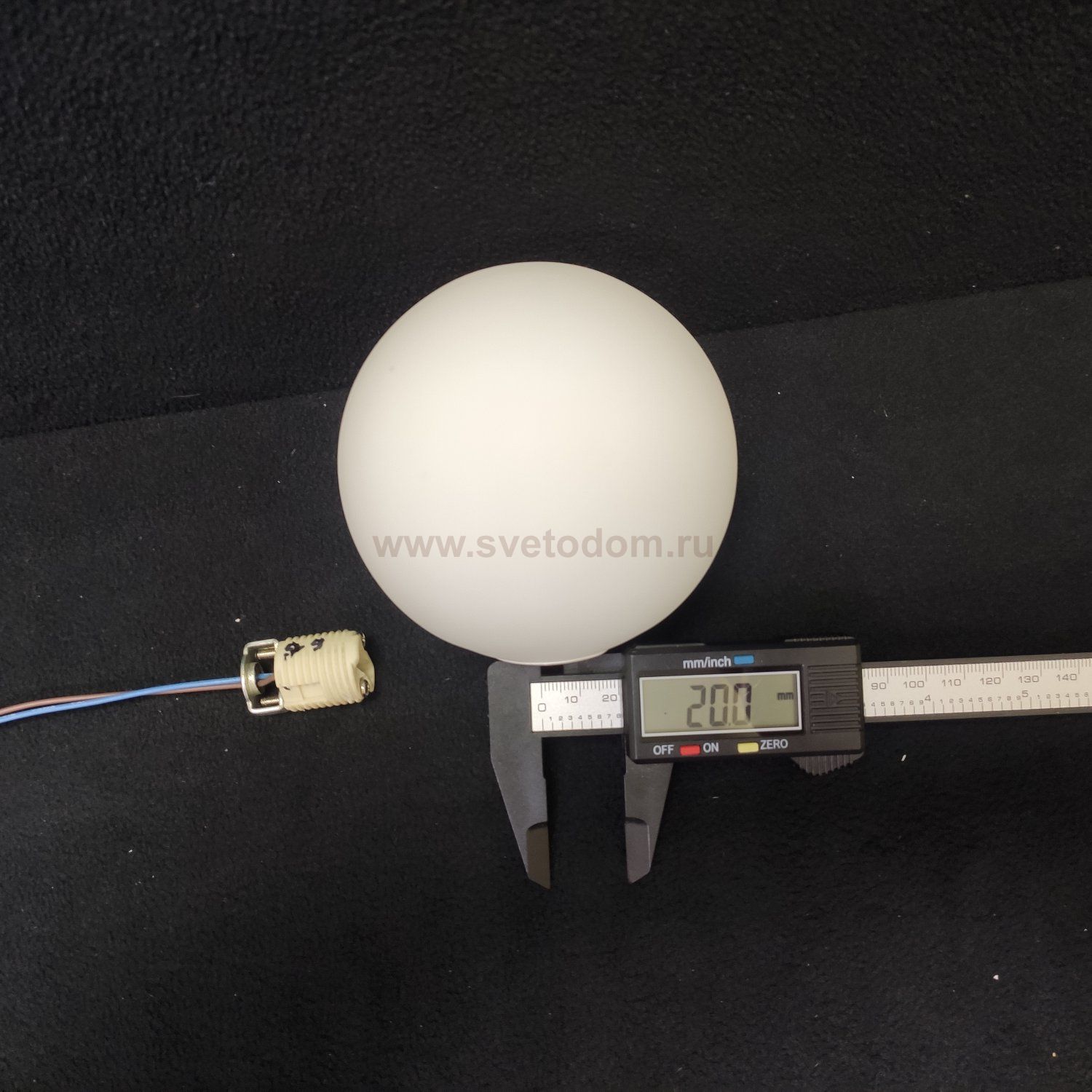 Плафон стекло матовое шар 100мм с цоколем G9 20мм Arte lamp A5663AP-1 AQUA-BOLLA