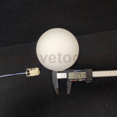 Плафон стекло матовое шар 100мм с цоколем G9 20мм Arte lamp A5663AP-1 AQUA-BOLLA