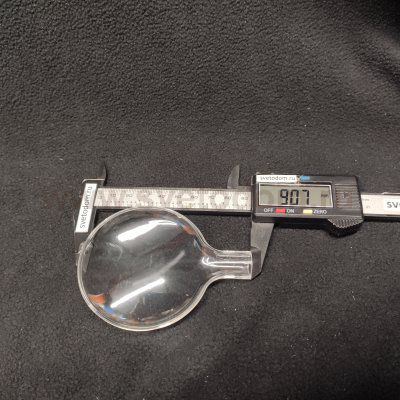 Плафон термоакрил прозрачный 70*95мм G4 цоколь SL411 RICCARDO лепесток