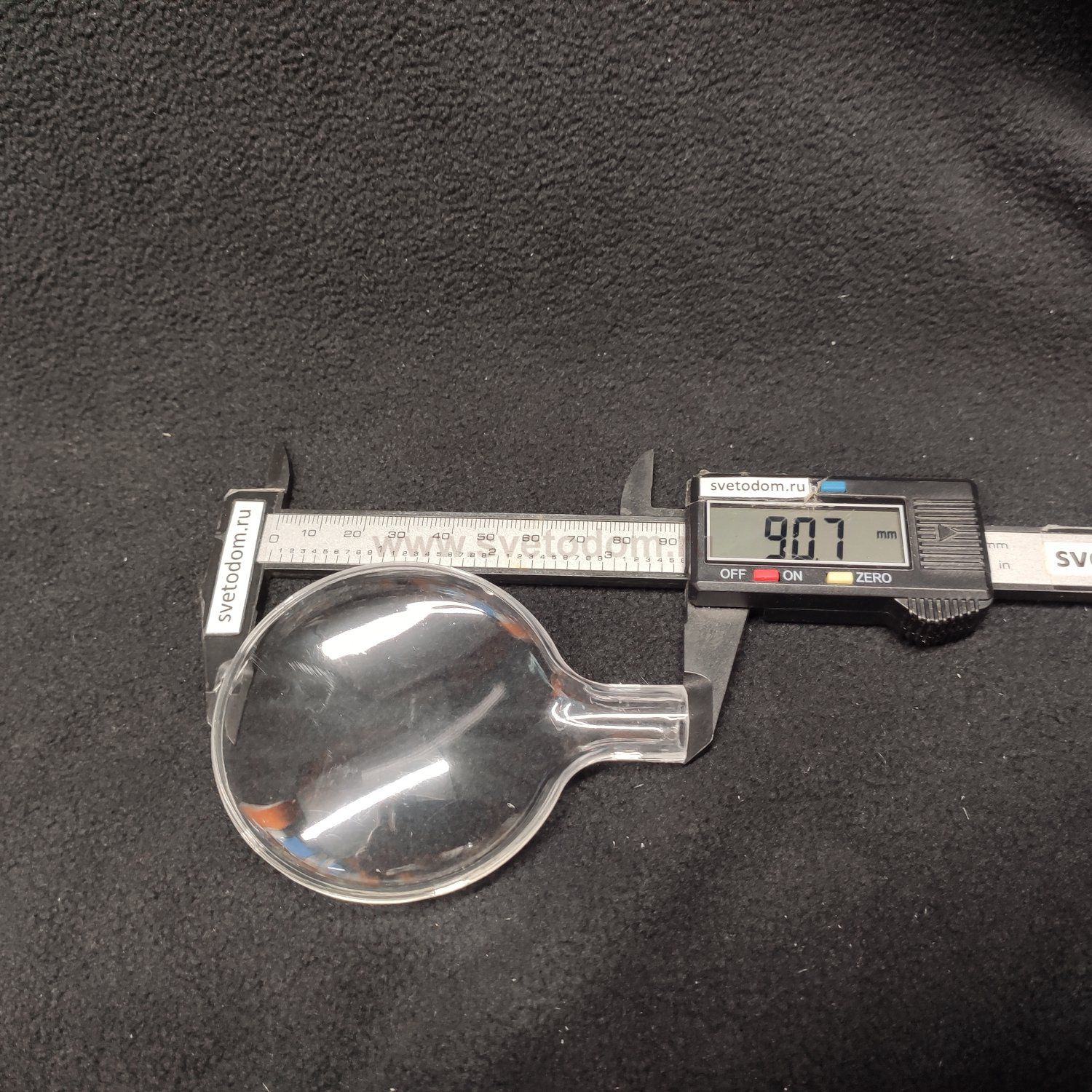 Плафон термоакрил прозрачный 70*95мм G4 цоколь SL411 RICCARDO лепесток