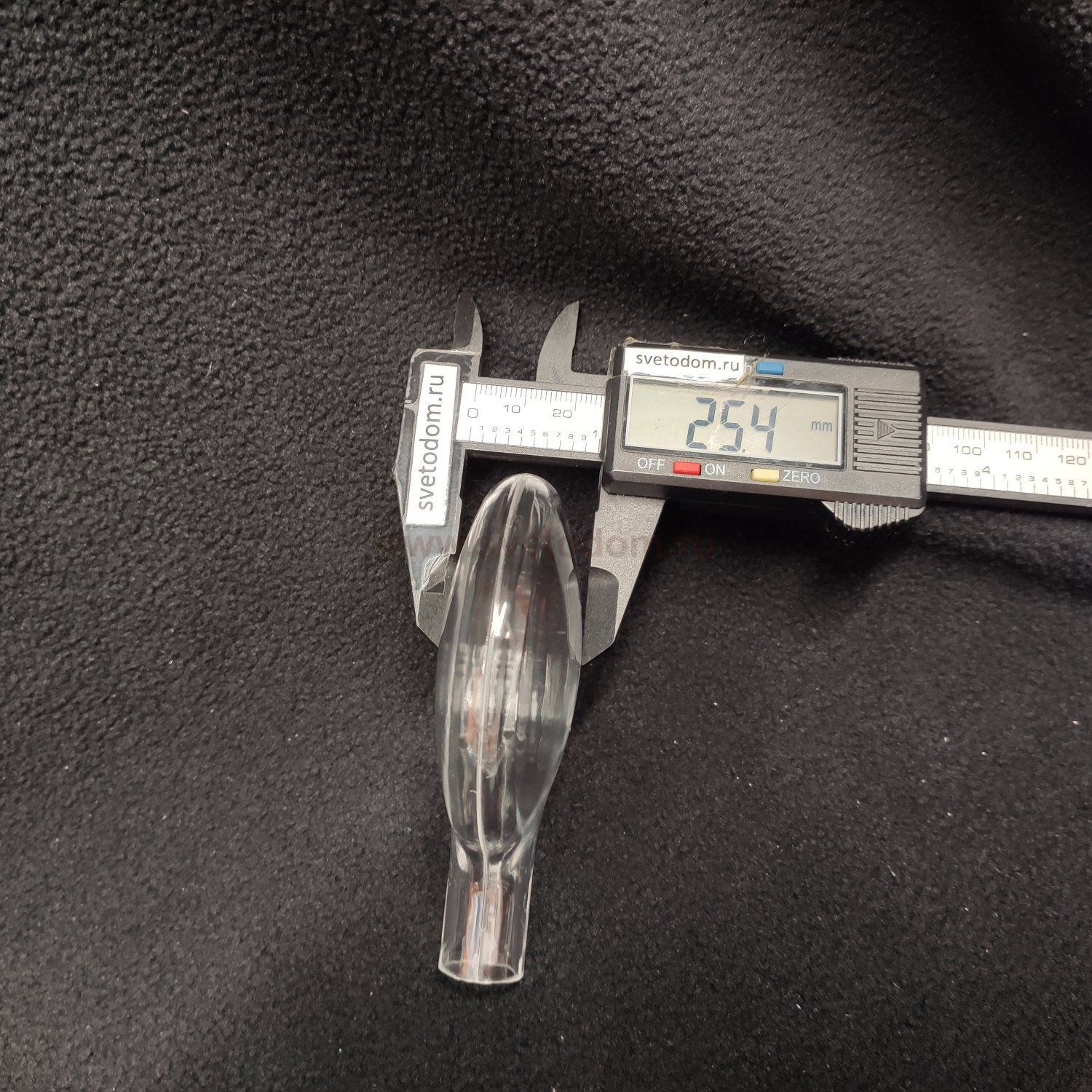 Плафон термоакрил прозрачный 70*95мм G4 цоколь SL411 RICCARDO лепесток