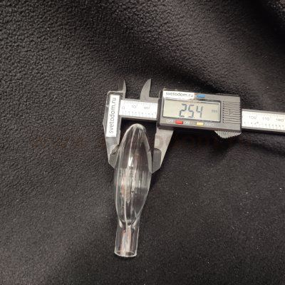 Плафон термоакрил прозрачный 70*95мм G4 цоколь SL411 RICCARDO лепесток