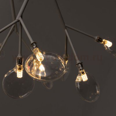 Плафон термоакрил прозрачный 70*95мм G4 цоколь SL411 RICCARDO лепесток