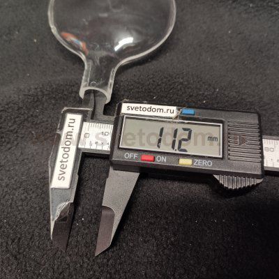 Плафон термоакрил прозрачный 70*95мм G4 цоколь SL411 RICCARDO лепесток