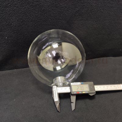 Плафон стекло шар прозрачный 150мм с резьбой 27мм SL1205 SANDRO