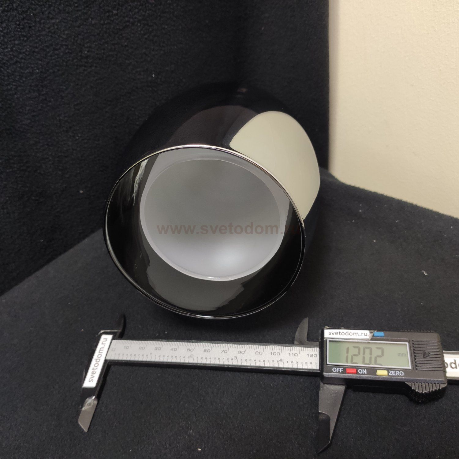 Плафон стекло двойное 120*175мм Е14 (32мм посадка) A7951 BK BARRY черный тонированный