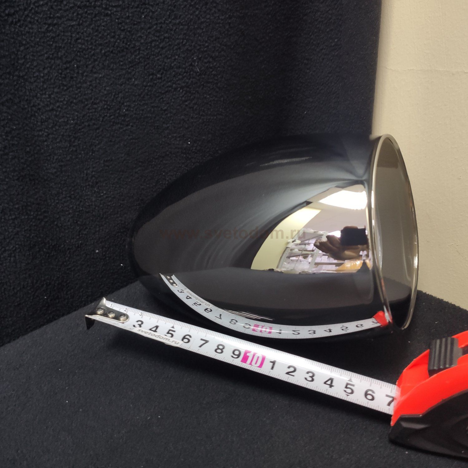 Плафон стекло двойное 120*175мм Е14 (32мм посадка) A7951 BK BARRY черный тонированный