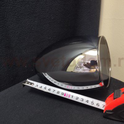 Плафон стекло двойное 120*175мм Е14 (32мм посадка) A7951 BK BARRY черный тонированный