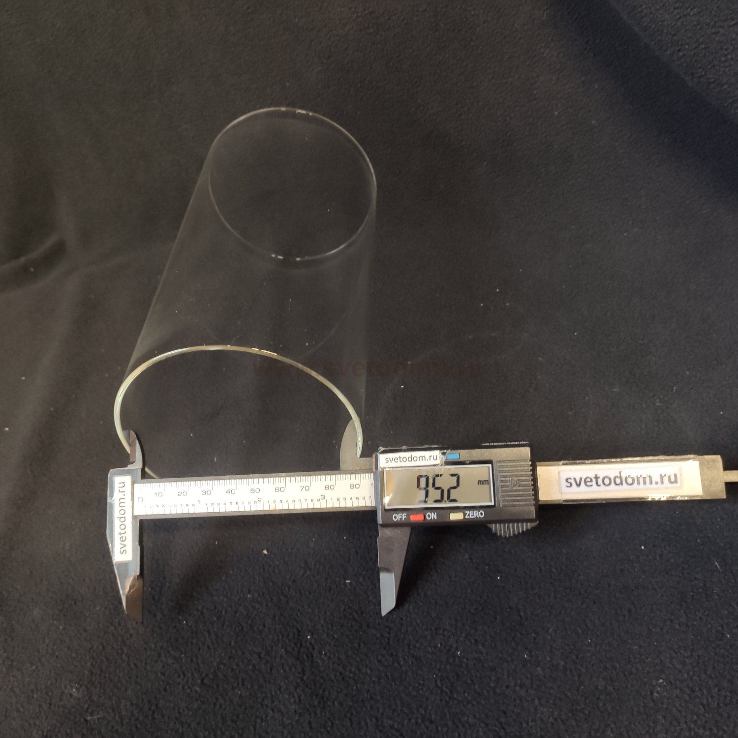 Плафон стекло прозрачное цилиндр 100*190мм Arte Lamp A1036 TORONTO