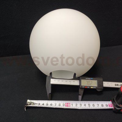 Плафон стекло шар матовый белый 200мм (68мм посадка) Arte lamp A1563SP-1 VOLARE