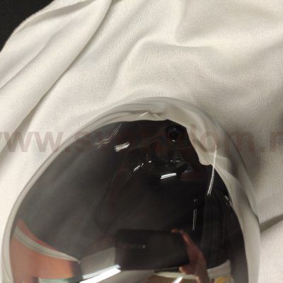 Плафон тонированный зеркальный каплевидный 130*150мм с резьбой 37мм Arte lamp A2232SP / PB FREDDIE