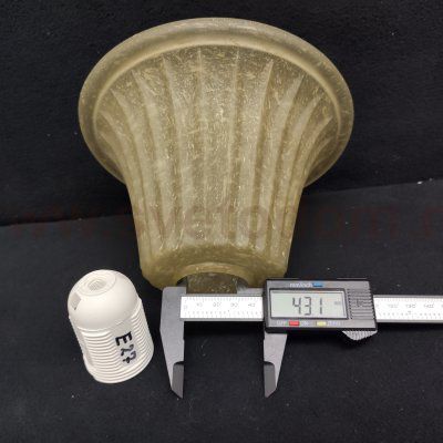 Плафон стекло шампань 190*117мм Е27 Чиаро 254022 Версаче