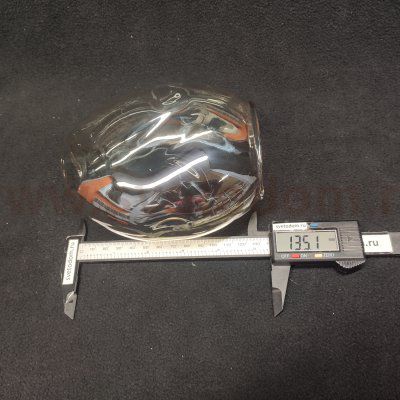 Плафон стекло янтарное 125*135мм E14 (34мм посадка) CL117 Монтана