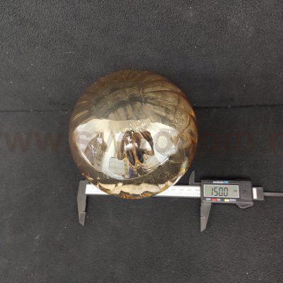 Плафон стекло янтарное 150мм Е14 CL1223 Эрни