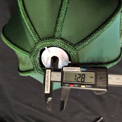 Абажур зеленый текстильный для светильников 260*160мм на стержень 12мм CL407 Базель