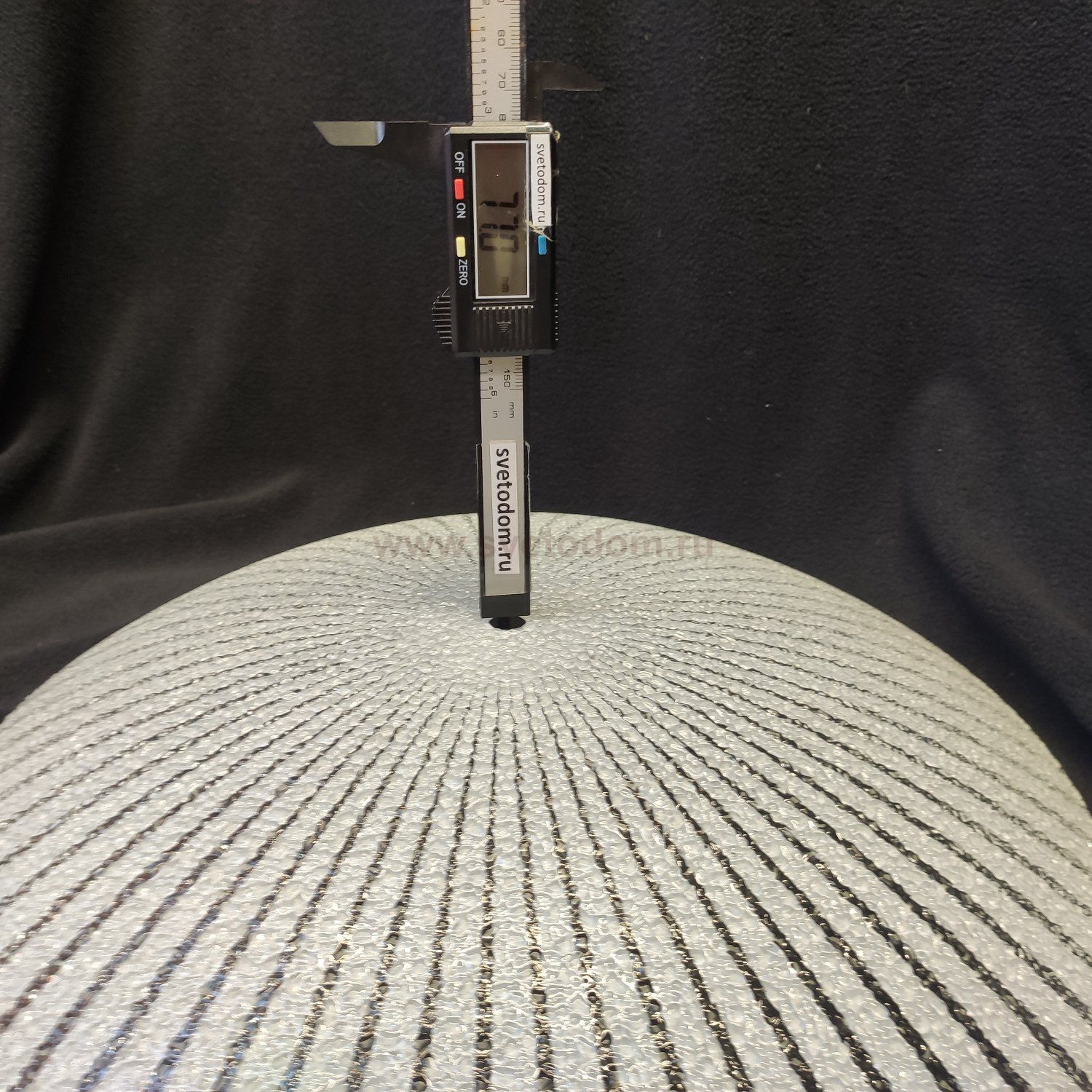 Плафон стекло матовое под стержень 12мм 400*85мм CL42550 Тренди