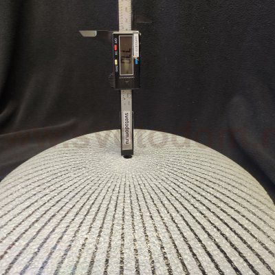 Плафон стекло матовое под стержень 12мм 400*85мм CL42550 Тренди